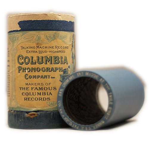 cylinder and box from the Columbia Graphophone Company